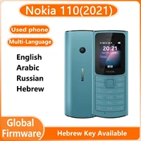 Nokia 110 (2021) 4G Version Smartphone with Hebrew Key, 1.8 "Dual SIM, 1020 mAh Battery, Long Standby, Used Phone 1