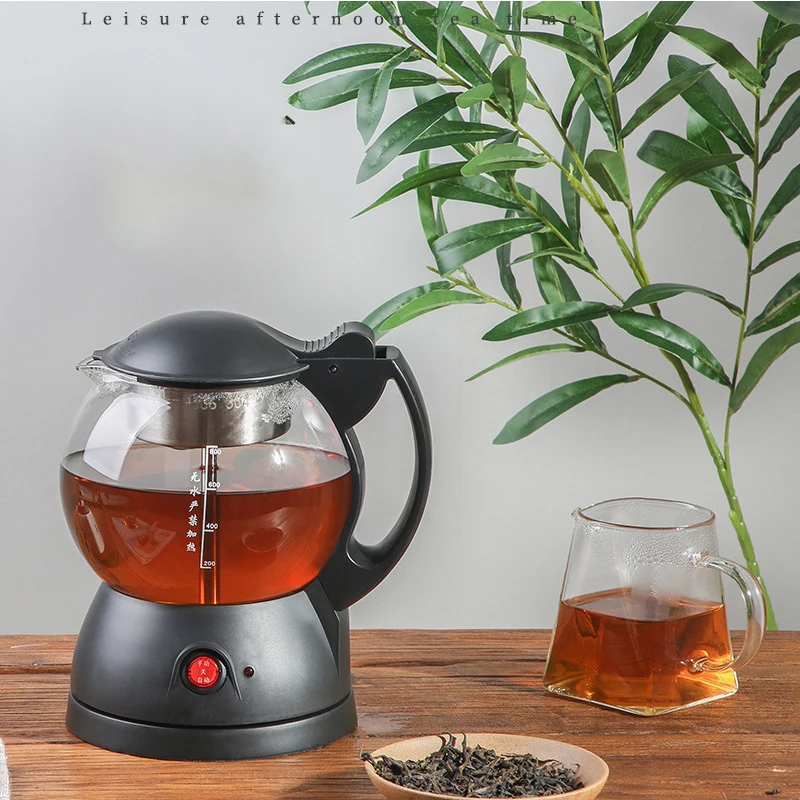 1L Household Black Tea Maker Automatic Steam Black Teapot Glass Multifunctional Electric Kettle Health Pot Boiling Teapot