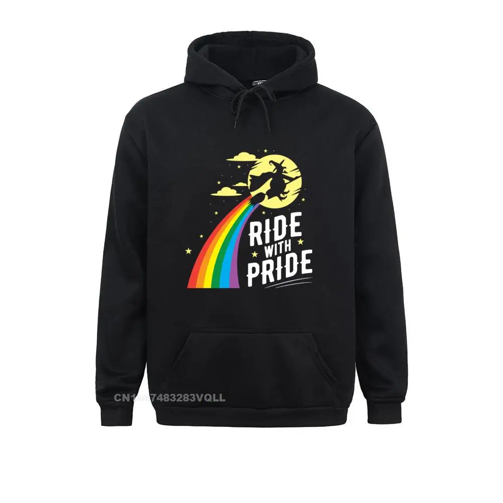 

Preppy Style Halloween Lgbt Rainbow Witch Gay Hoodies For Men Cheap Lovers Day Long Sleeve Sweatshirts Fashionable Sportswears