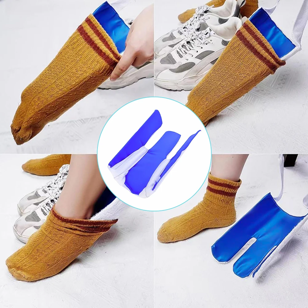 Sock Aid Kit Flexible Sock Helper No Bending Pregnancy Injuries Living Tool Assist Device Puller elderly care tools