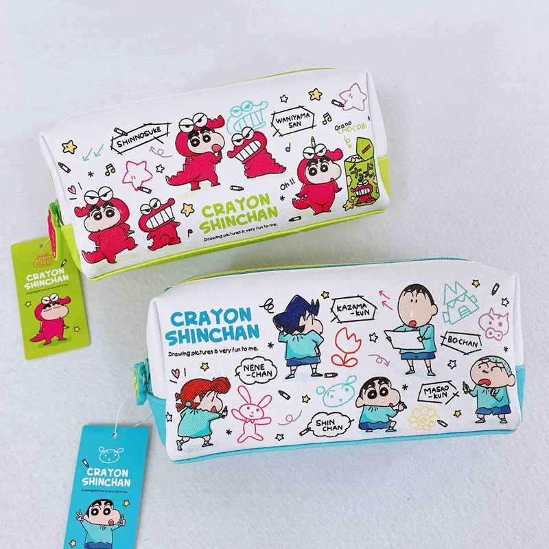 

Kawaii Japanese Cartoon Cute Student Pencil Bag Large-Capacity Double-Layer Stationery Box Storage Bag