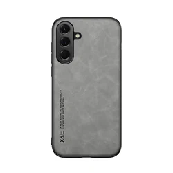 Soft PU Leather Back Cover Skin Feel Case - Premium Protective  Capa Coque - Galaxy A57 (Light Gray)