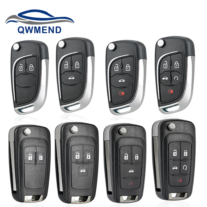 Чехол для автомобильного ключа-пульта с 2/3/4/5 кнопками Chevrolet Lova Aveo Cruze Opel Vauxhall Insignia