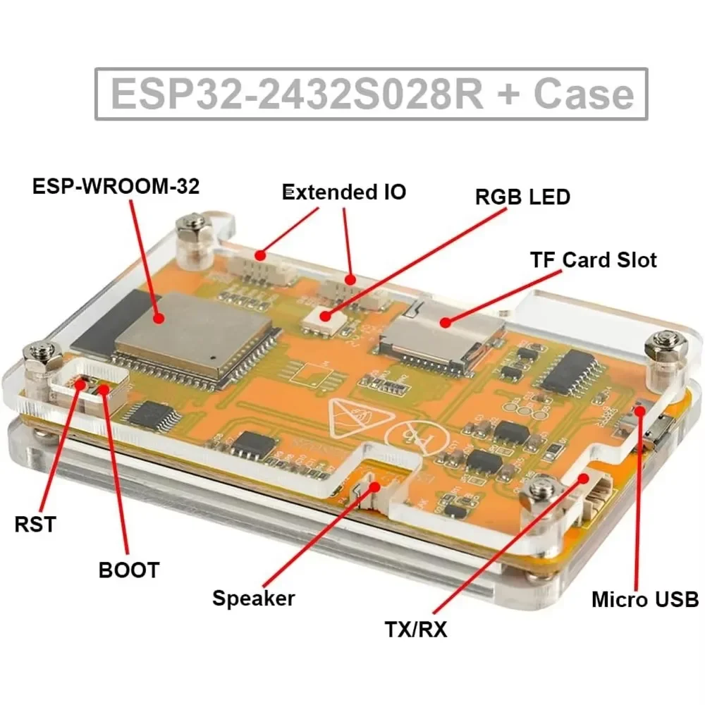 รูปสินค้า หน้าจอสัมผัส 2.8 นิ้ว ESP32 สำหรับโปรเจกต์ DIY