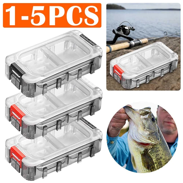 1-5PCS Fishing Tackle Case DIY Fishing Bait Storage Case Double-layer  Multifunctional Fishing Gear Accessories Pesca Tools - AliExpress