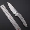 TWOSUN TS45 Folding Knife D2 M390 Steel Knife edc Gear for Men Titanium Handle Ball Bearing Outdoor Hunting Camping  Pocket Tool 1