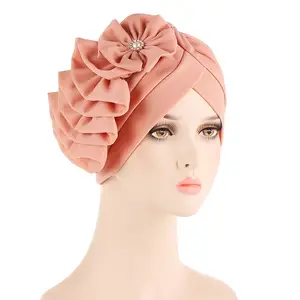 Turbante para hombre, pañuelo para la cabeza con forro de satén, Hijab  musulmán, pañuelo para la cabeza - AliExpress