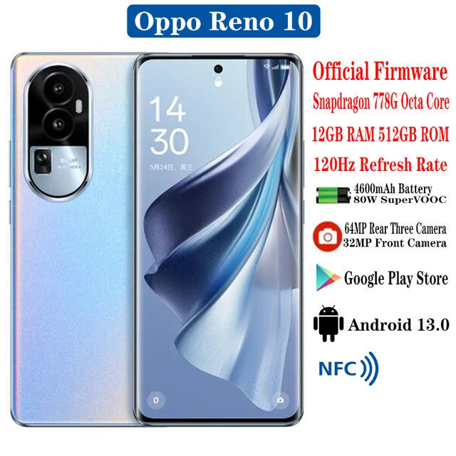 OPPO Reno10 RENO 10 Pro Plus 5G Mobile Phone Snapdragon 8+Gen1 6.74 1.5K  OLED 50MP Camera 100W Charge NFC Smartphone - AliExpress