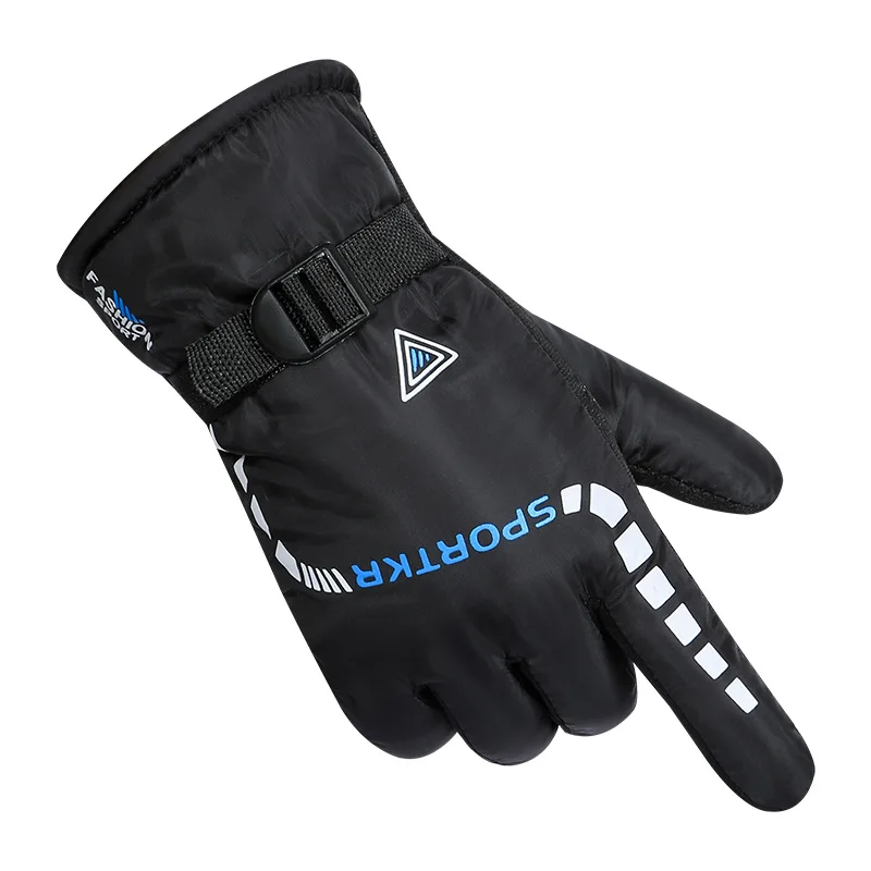 Gloves for Men Women Winter Warm Riding Cold Resistance Thickened Velvet Windproof Waterproof Motorcycle Skiing Cotton Gloves