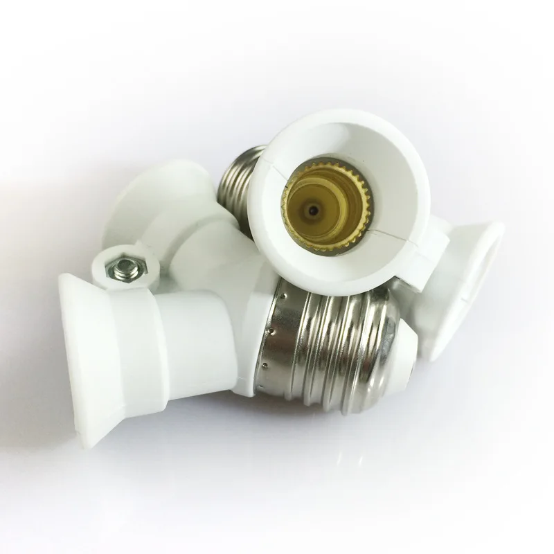 Universal E14 to 2E14 Bulb Holder lamp holder lamp bulb holder lamp base for LED Light