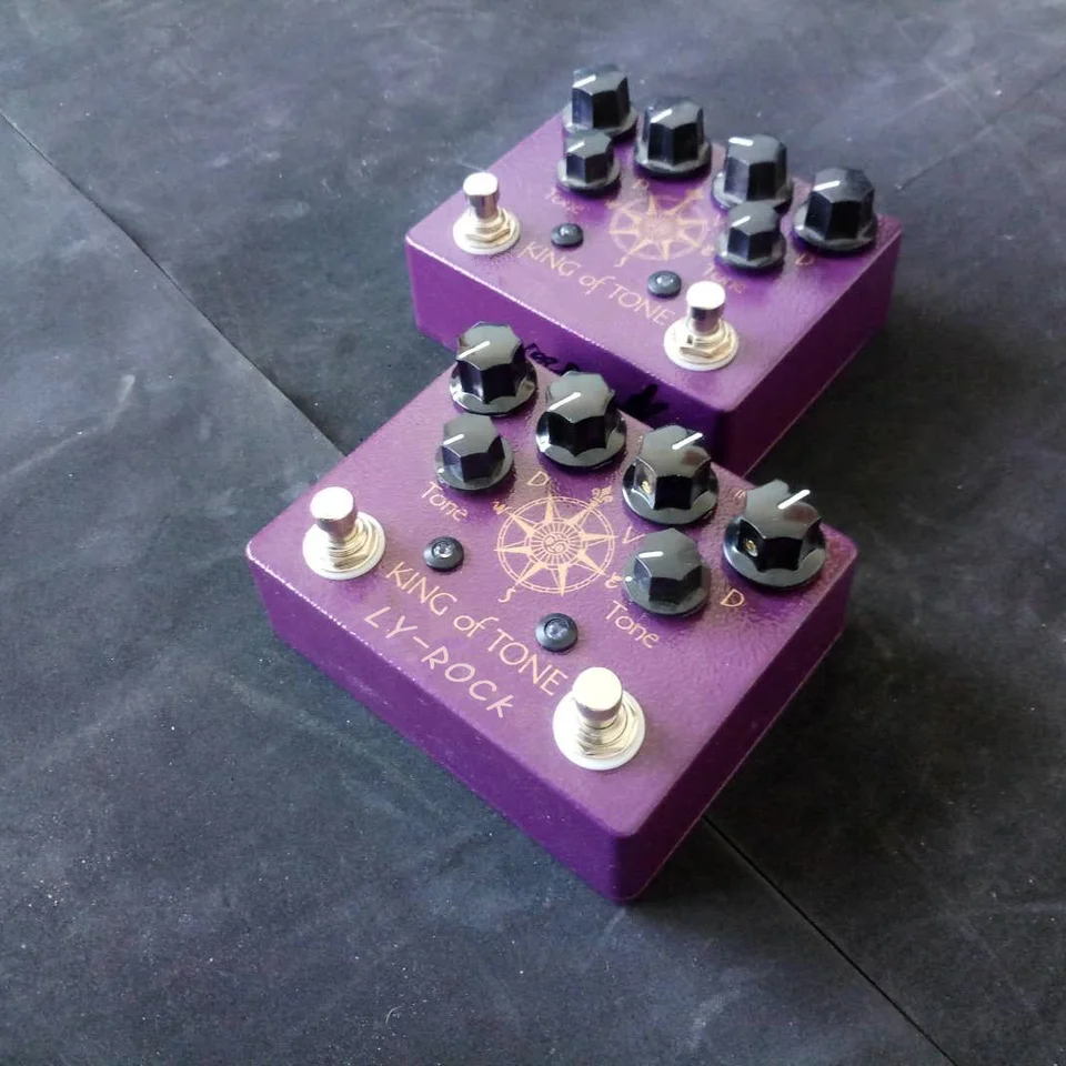 ギター LY rock king of tone LYR PEDALS ly ロック、ギター OVERDRIVE エフェクトペダル、キング