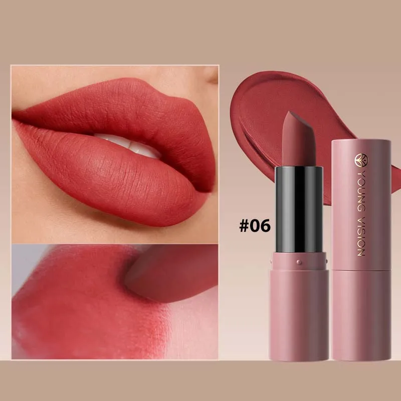 Velvet Finish Matte Lipstick Set: Long-Lasting, Non-Fading & Smudge-Proof