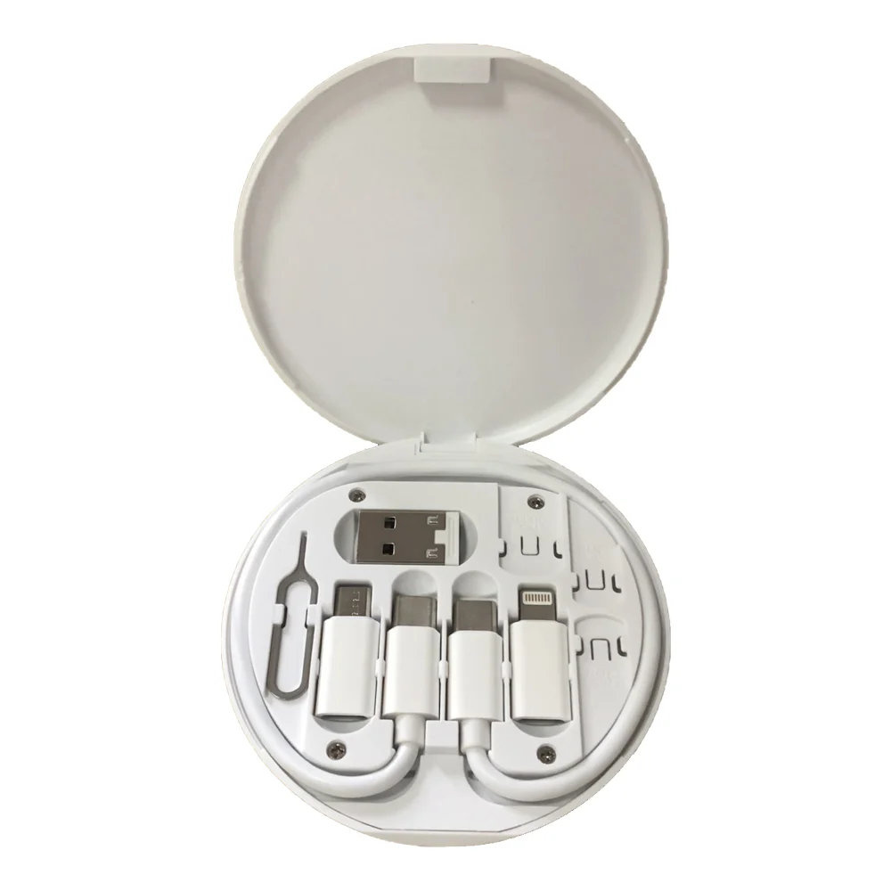 Fduce Mini USB Cables Adapter Storage Box Multifunctional Digital