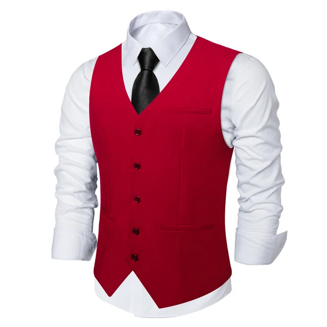 Trajes De Hombre Para Boda Chaleco Hombre Elegante Poliéster