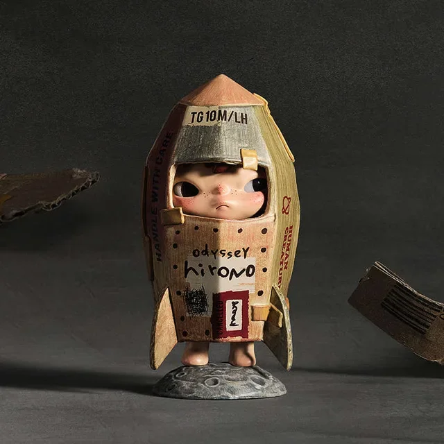 thumbnail image 1 of POP MART Hirono Reshape Series Action Figures Toys Original RESHAPE HIRONO Anime Figures Collectible Dolls Gifts for Kids, 1 of 5