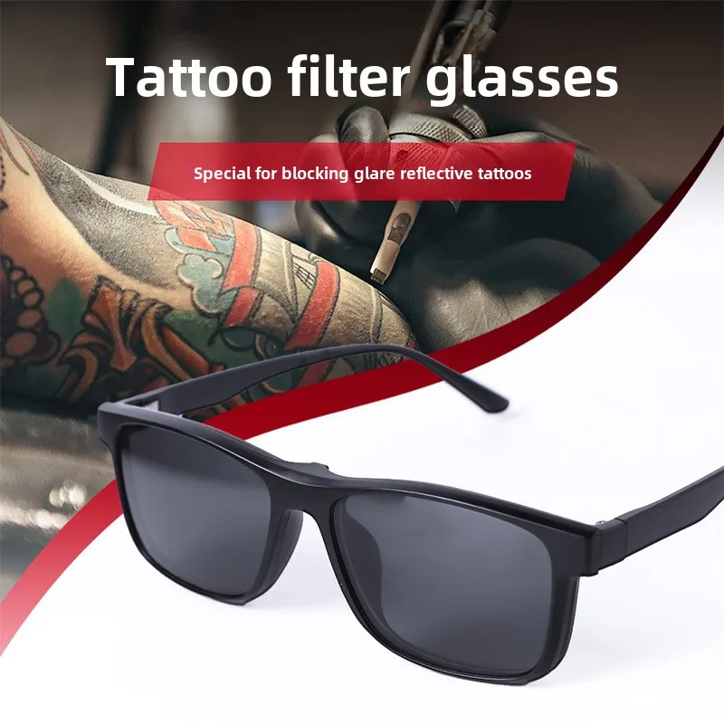 High Quality Integrated Tattoo Filter Eye Protection Glasses High Definition Multi Scene Use Tattoo Tool Accessories Wholesale 2