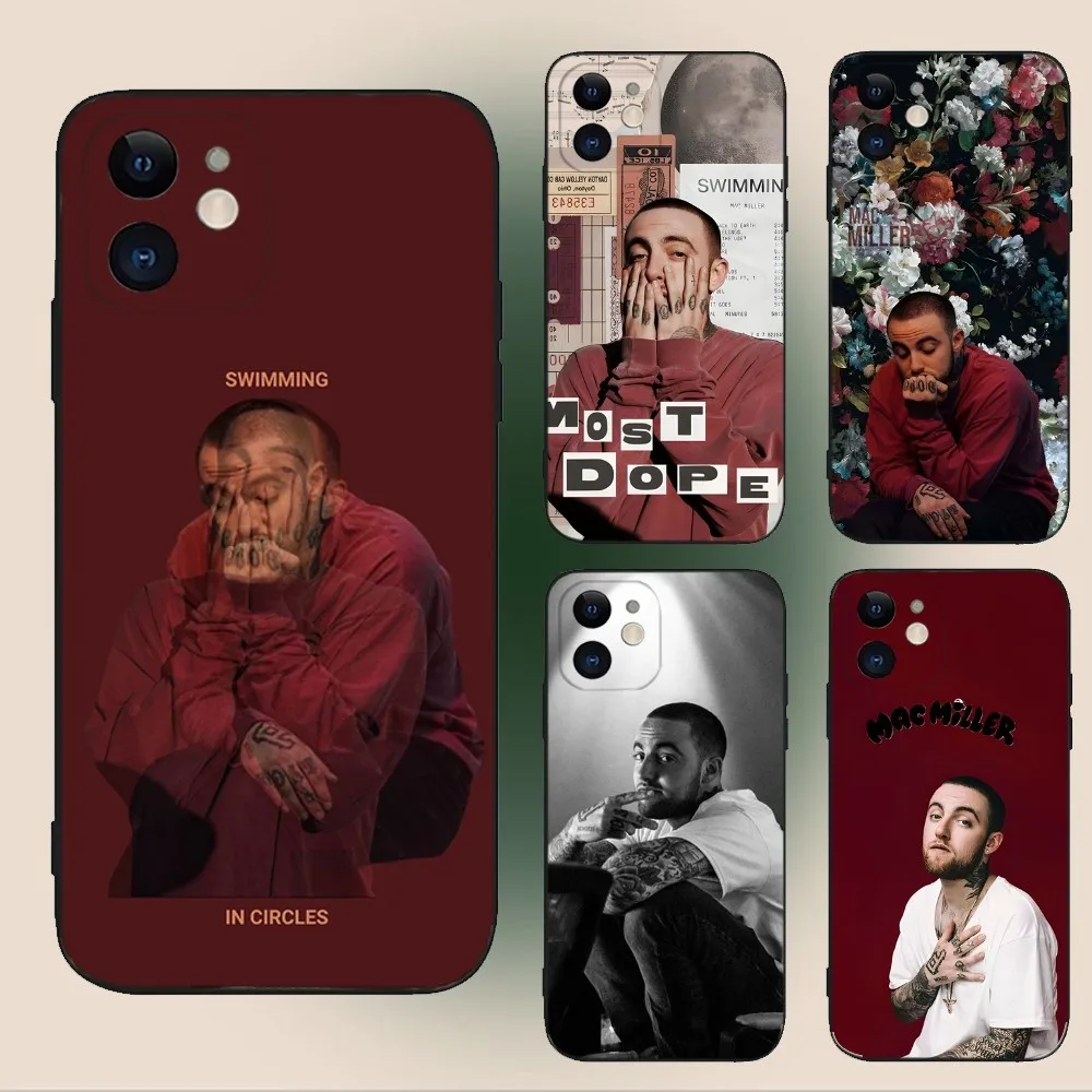 M-Mac хорошие новости чехол для телефона Miller для iPhone 15,14,13,12,11,Plus,Pro Max,XS,X,XR,SE,Mini,8,7 мягкий силиконовый черный чехол