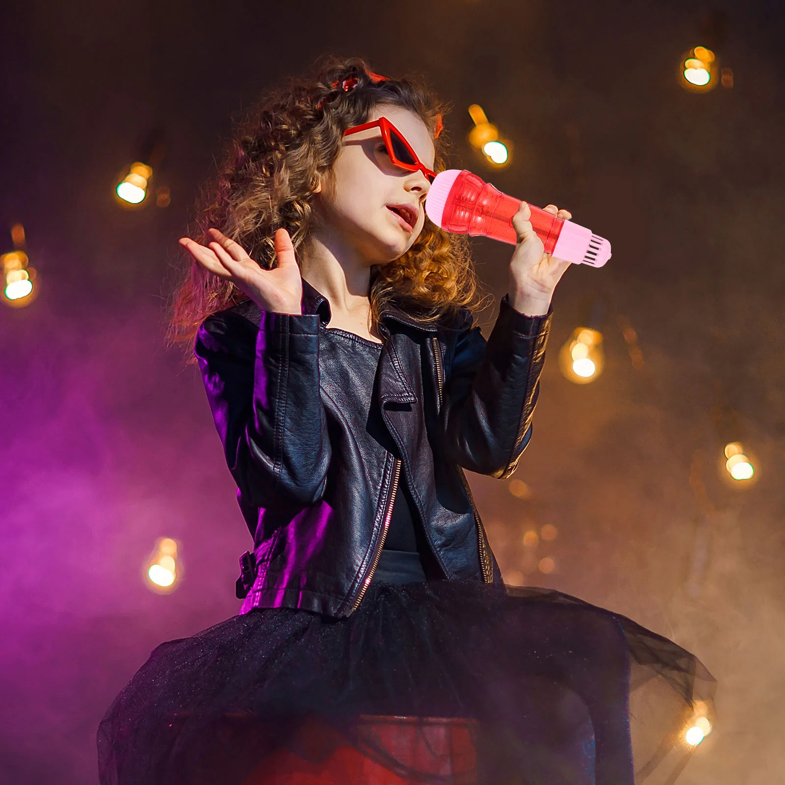 No Music Echo Microphone Toddler Wireless Microphones Toy Plaything Plastic Kids