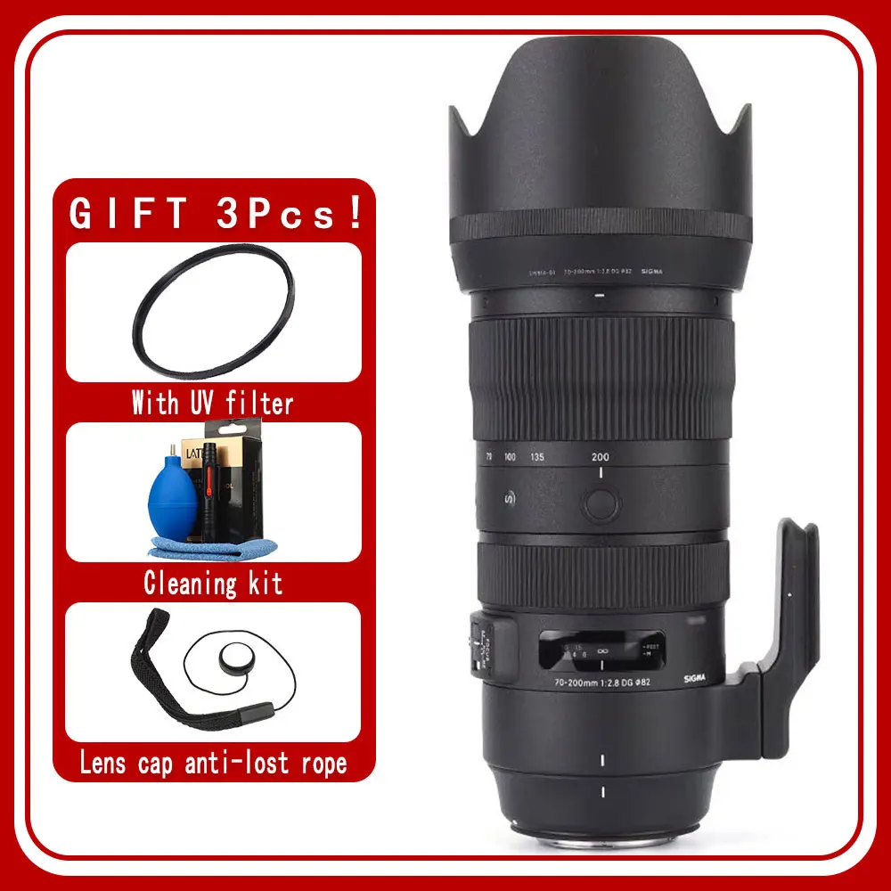 Sigma 70-200Mm F2.8 Dg Os Hsm Obiettivo Sportivo Per Canon Nikon