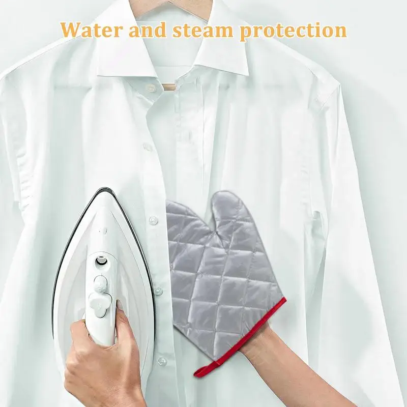 1pcs Microwave Gloves Oven Insulation Gloves Heat Resistant Single Glove Kitchen Baking Supplies Garment Steamer Ironing