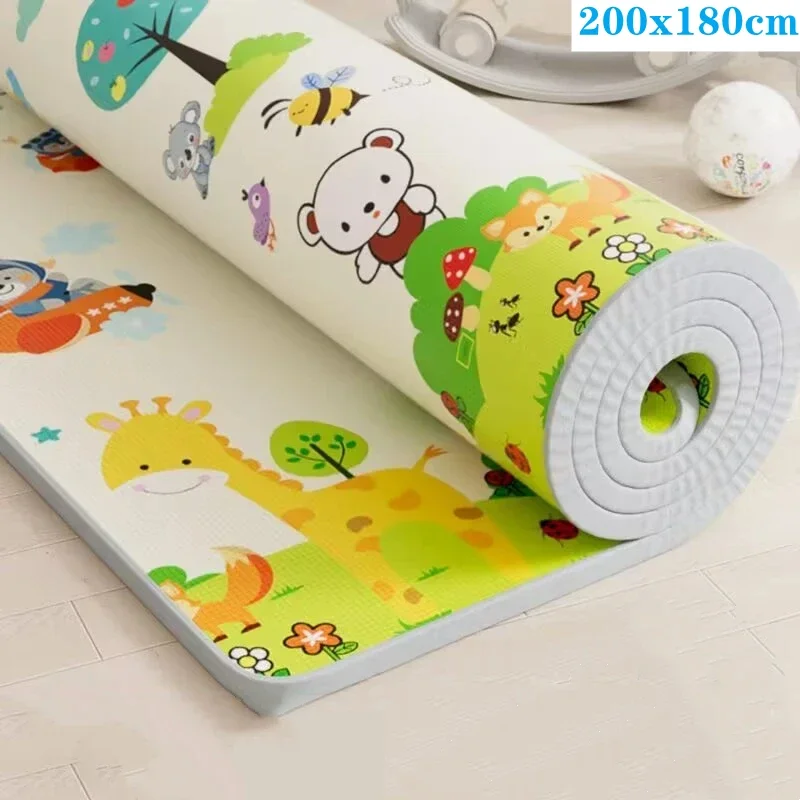Non-Toxic Thicken 1/0.5cm Baby Play Mat Educational Children's Carpets in The Nursery Climbing Pad Kids Rug Activitys Games Toys