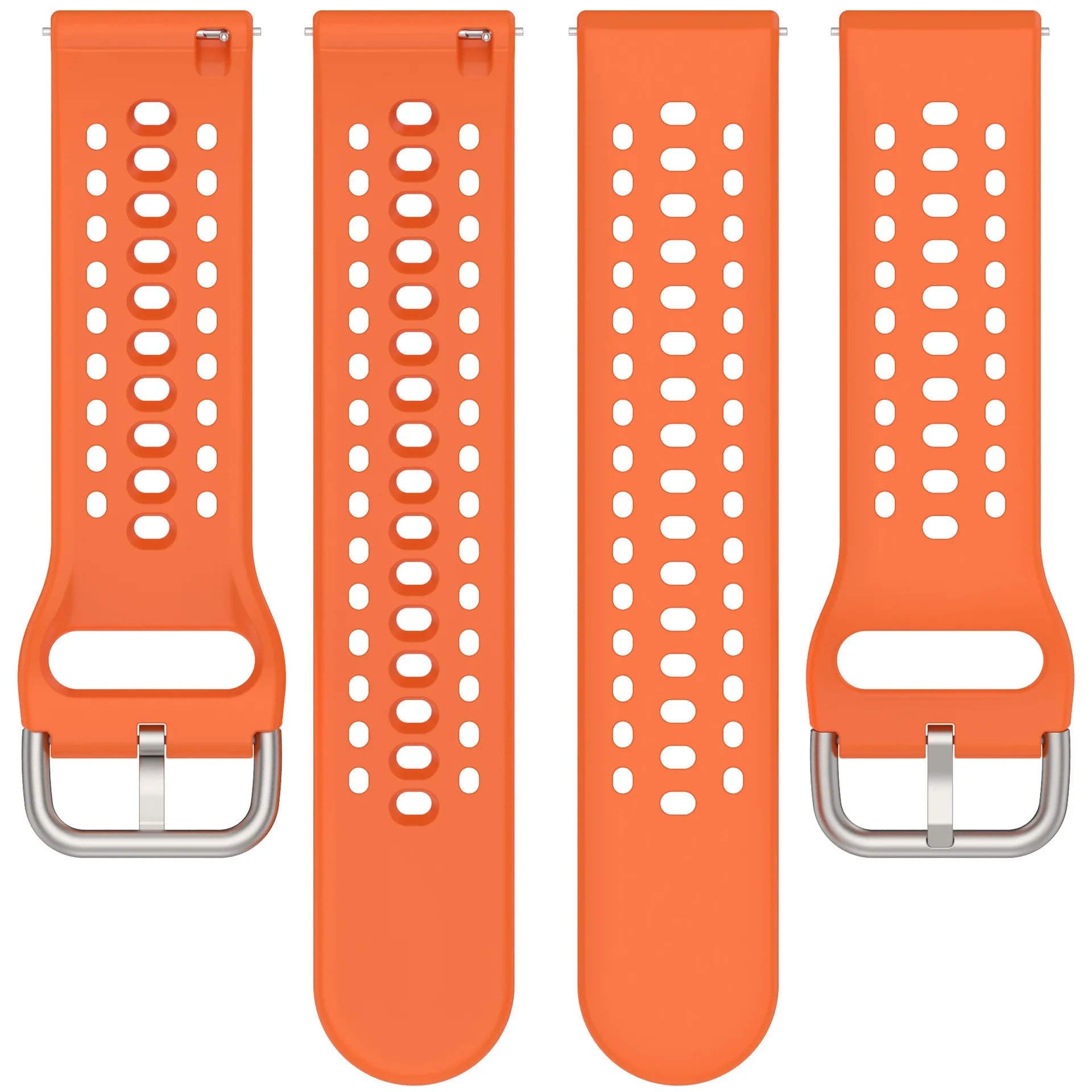 Silicone Breathable Wristband for Smartwatches - Replaceable Accessory Strap