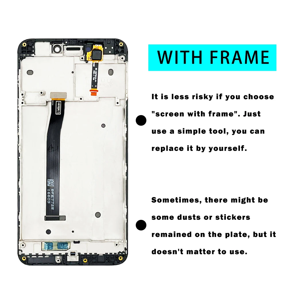 5.0" LCD for Xiaomi Redmi 4X Display Touch Screen Digitizer Assembly With Frame for Redmi 4x Replacement LCD Parts lcd display screen