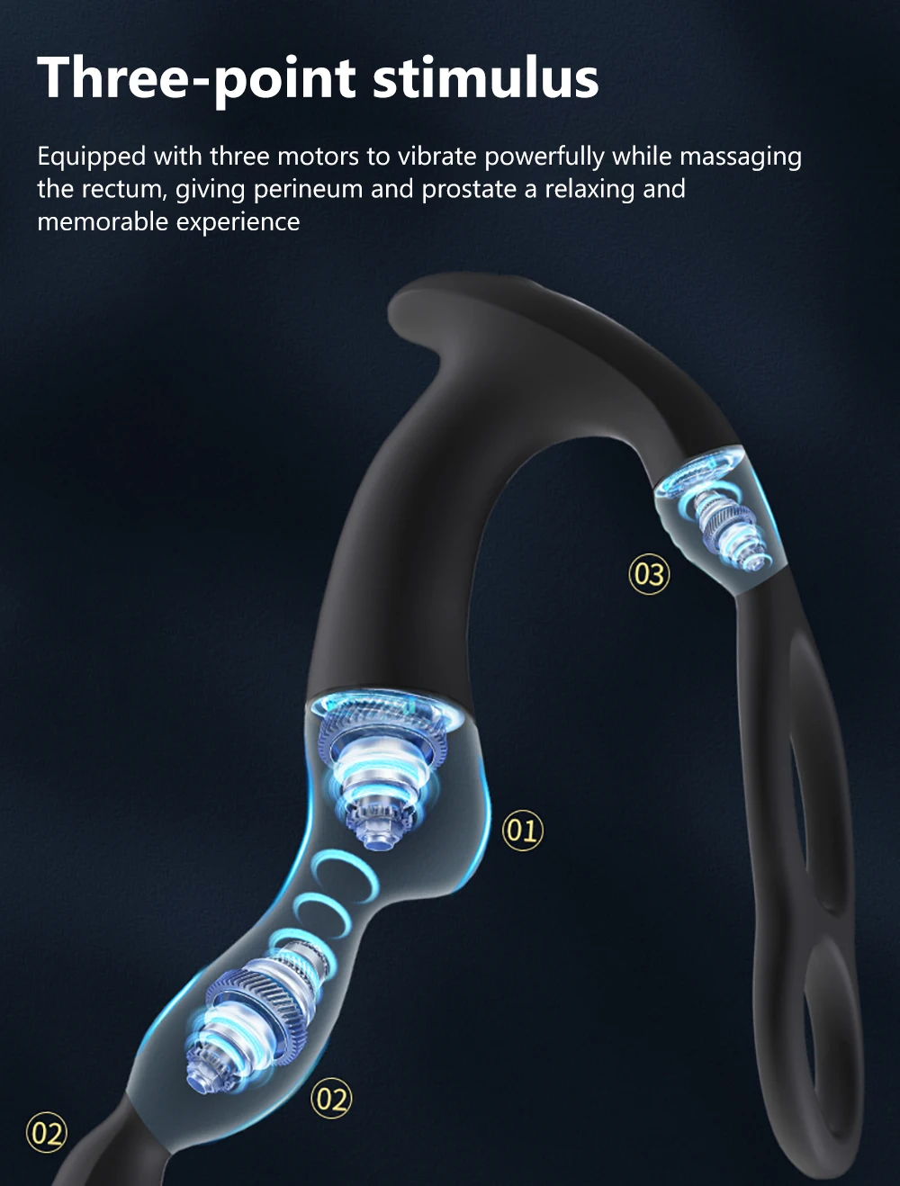 Drahtloser Prostatamassager Mit Analplug Für Männer_voghion.com