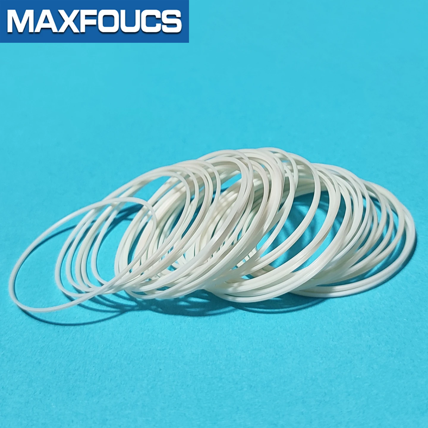 PTFE-Dichtung, 0,55 mm dick, 0,75 mm hoch, 16–24,5 mm Durchmesser, weißer I-Ring, passend für vordere Kristalldichtung, wasserdichte Reparatur-Uhrenteile – Detail 6