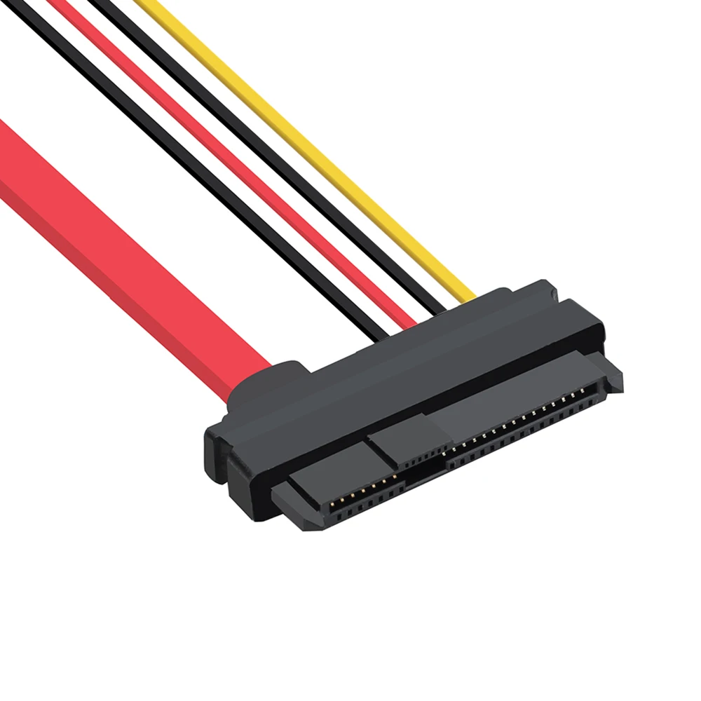 SAS to SATA, SFF-8482 SAS 29핀 to SATA 22핀 하드 디스크 드라이브 레이드 연장 케이블 15핀 SATA 전원 포트 포함 SFF-8482 SAS