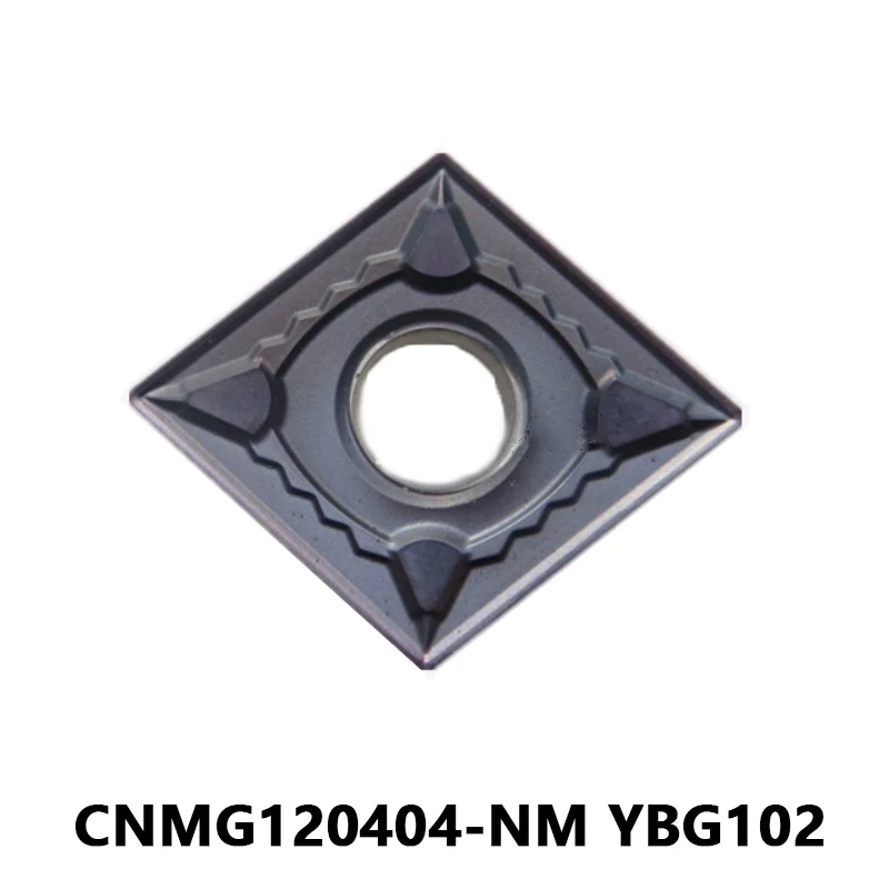 

High Quality Original Inserts CNMG120404-NM YBG102 CNMG 120404 NM for General Processing CNC Lathe Cutter Tool Turning Tool