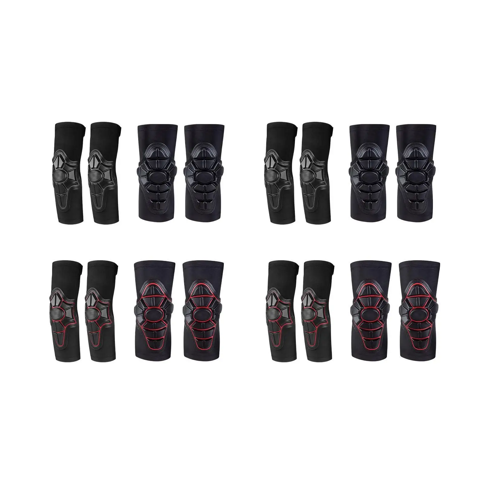 Kids Knee Pad Elbow Pads Comfortable Protector Shock Absorbing Sleeve Pads Guards for Child Girls Boys Teens Skateboard Baseball