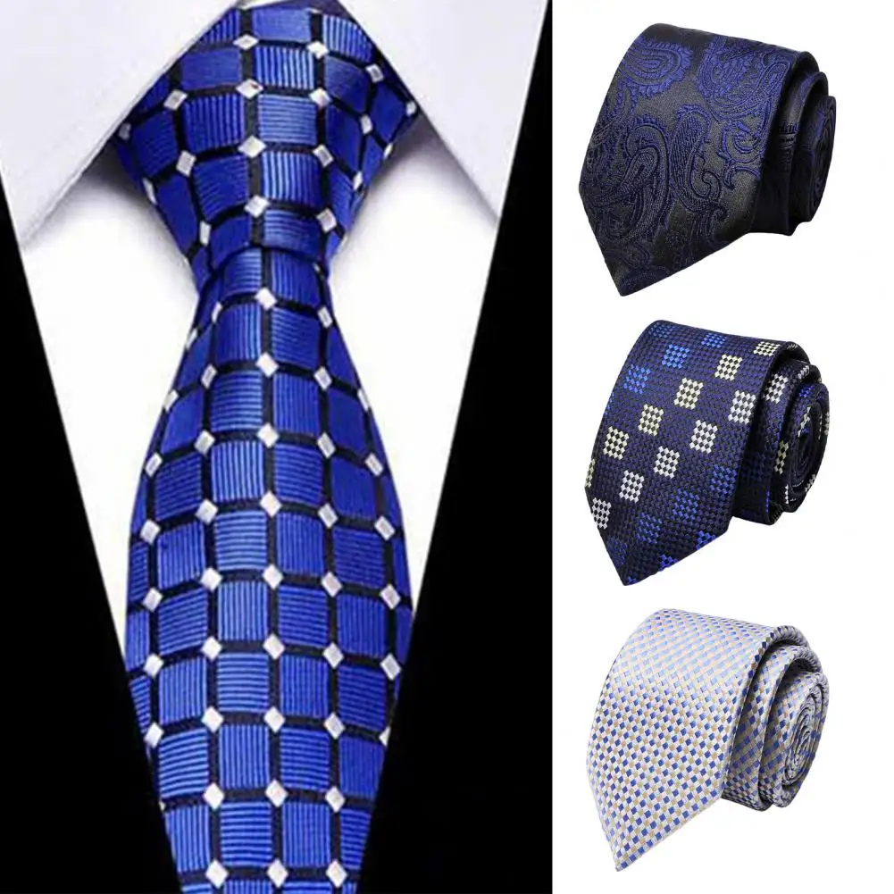 Luxury Wedding Ties Business Formal Men's Classic Tie Silk Jacquard Woven Tie For Men Shirt Accessories Wedding Party Neckties
