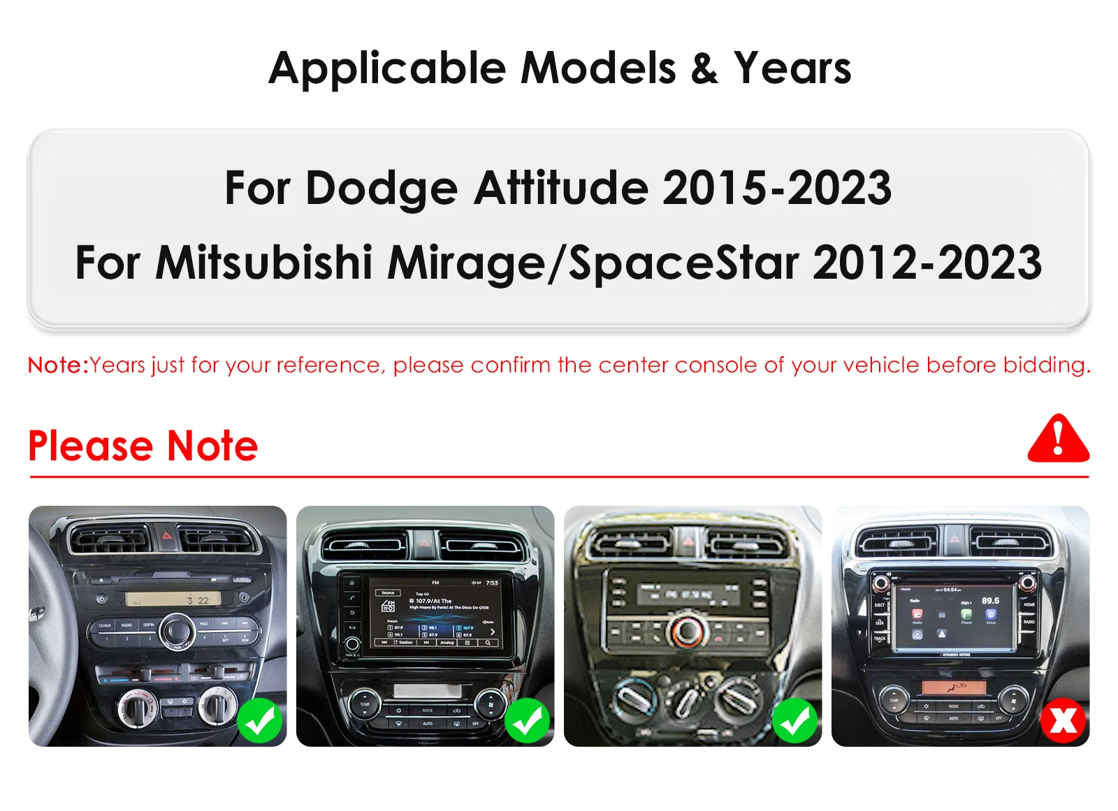 Hizpo 2Din 9 Zoll Android Auto Autoradio für Mitsubishi Mirage Space Star 2012–2023 Snapdragon 6115 GPS RDS DSP CarPlay 360 ° CAM – Detail 2