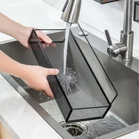 Portable Hanging Wall-mounted Storage Rack No-drilling Bathroom Onion Garlic Seasoning Organizer Kitchen Storage Basket Moisture 2