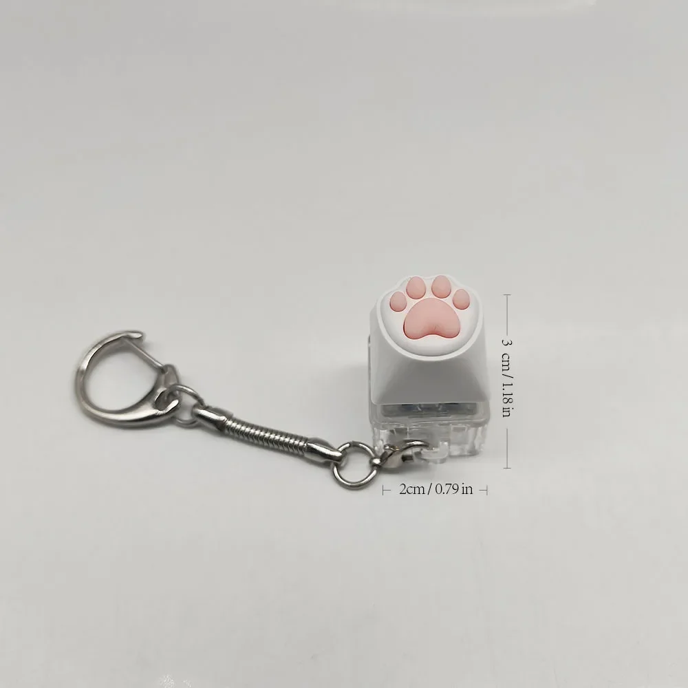 Cute Cat Claw Keychain - Fingertip Decompression Toy Key Tester Bag Pendant Perfect for Couples' Festival Gift 5