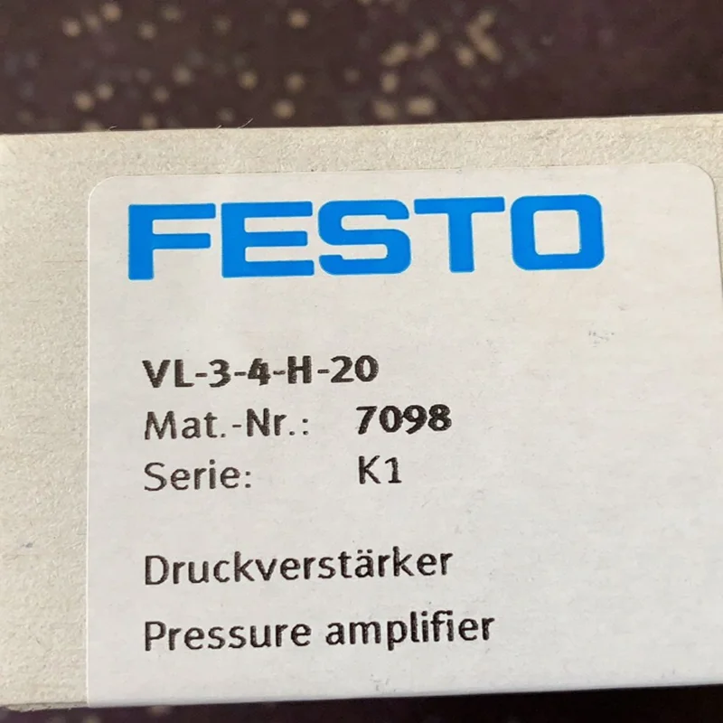 

FESTO VL-3-4-H-20 7098 DELIVERY TIME 2 WEEKS