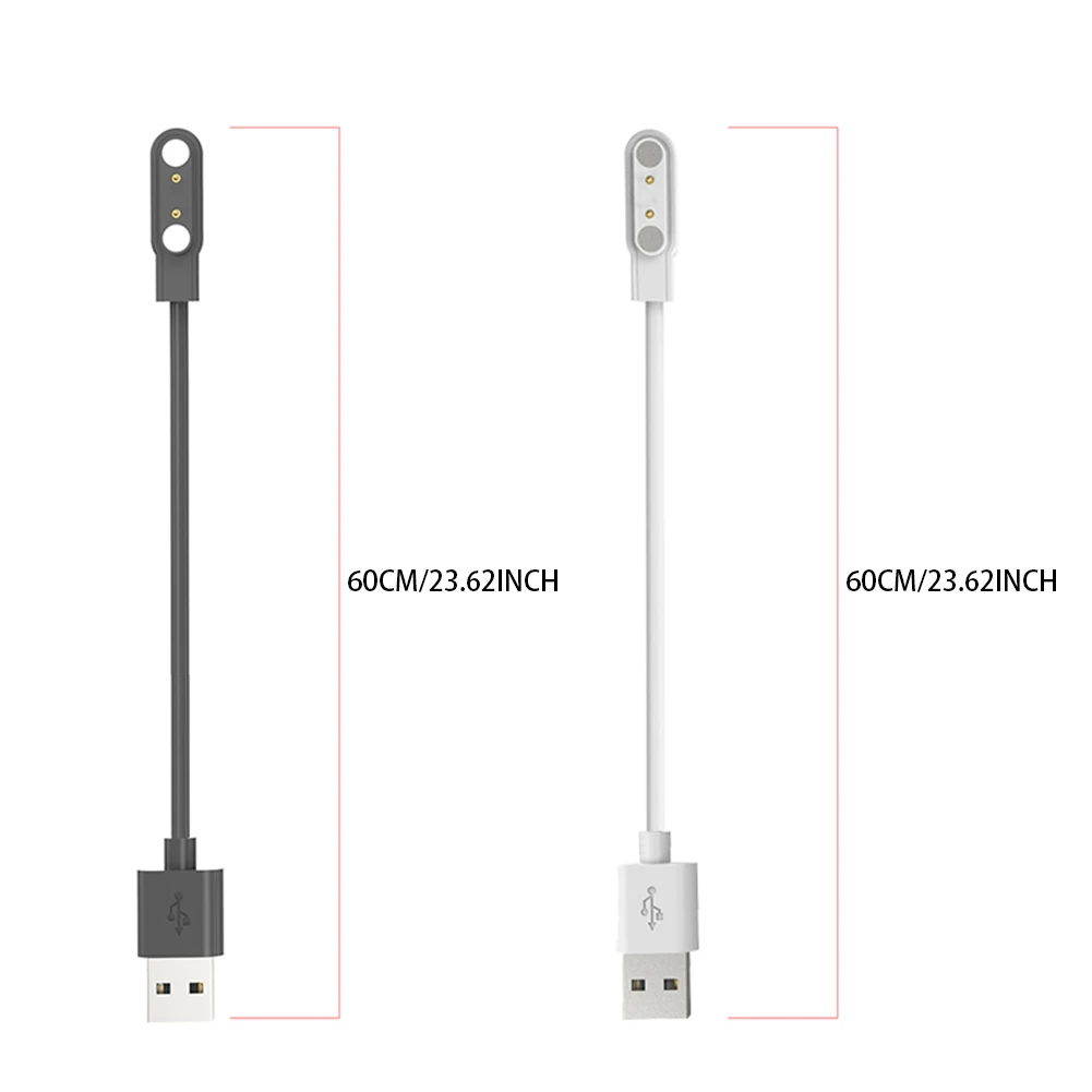 Kieslect Kr Pro Kr Lora 2 Lora 스마트 시계 액세서리 용 USB 마그네틱 손목 시계 충전 케이블 교체