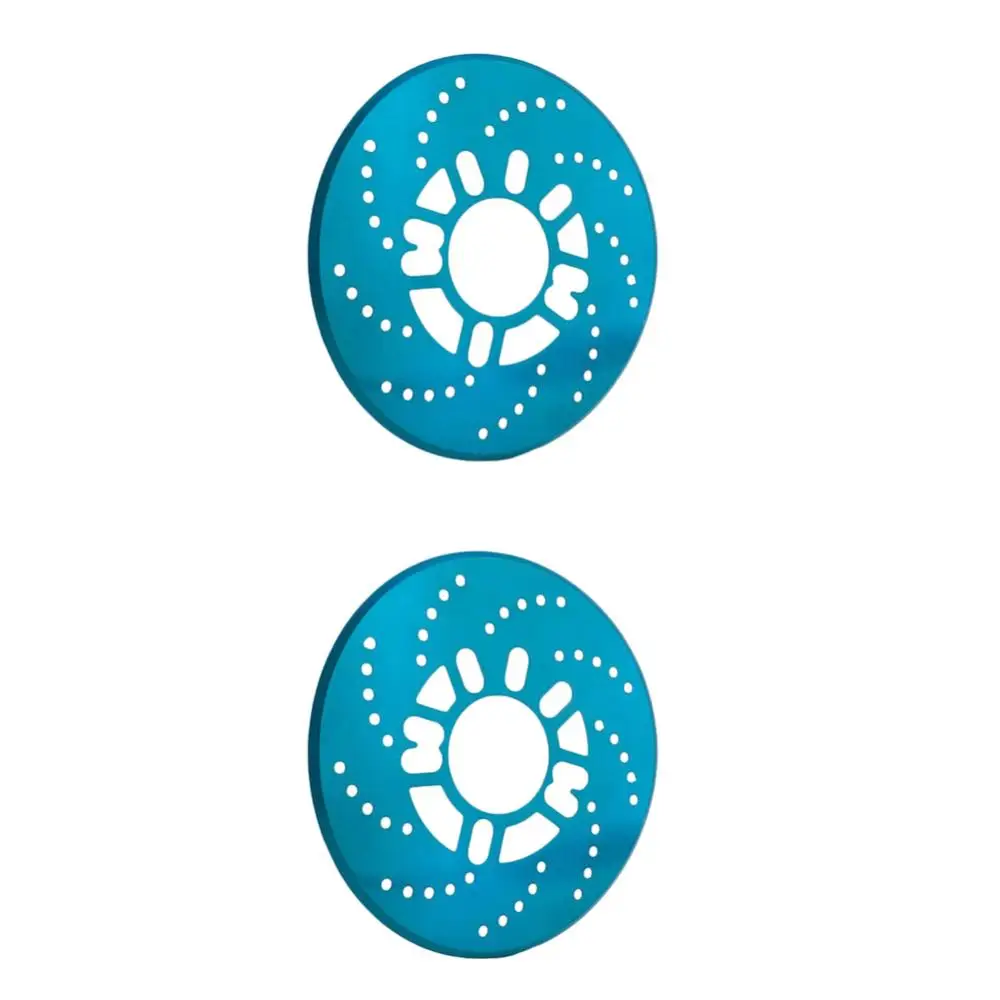 Car Brake Caliper Covers 2Pcs Aluminum Alloy Car Disc Brake Cover Sheet Auto Car Vehicle Wheel Brake System Accessories