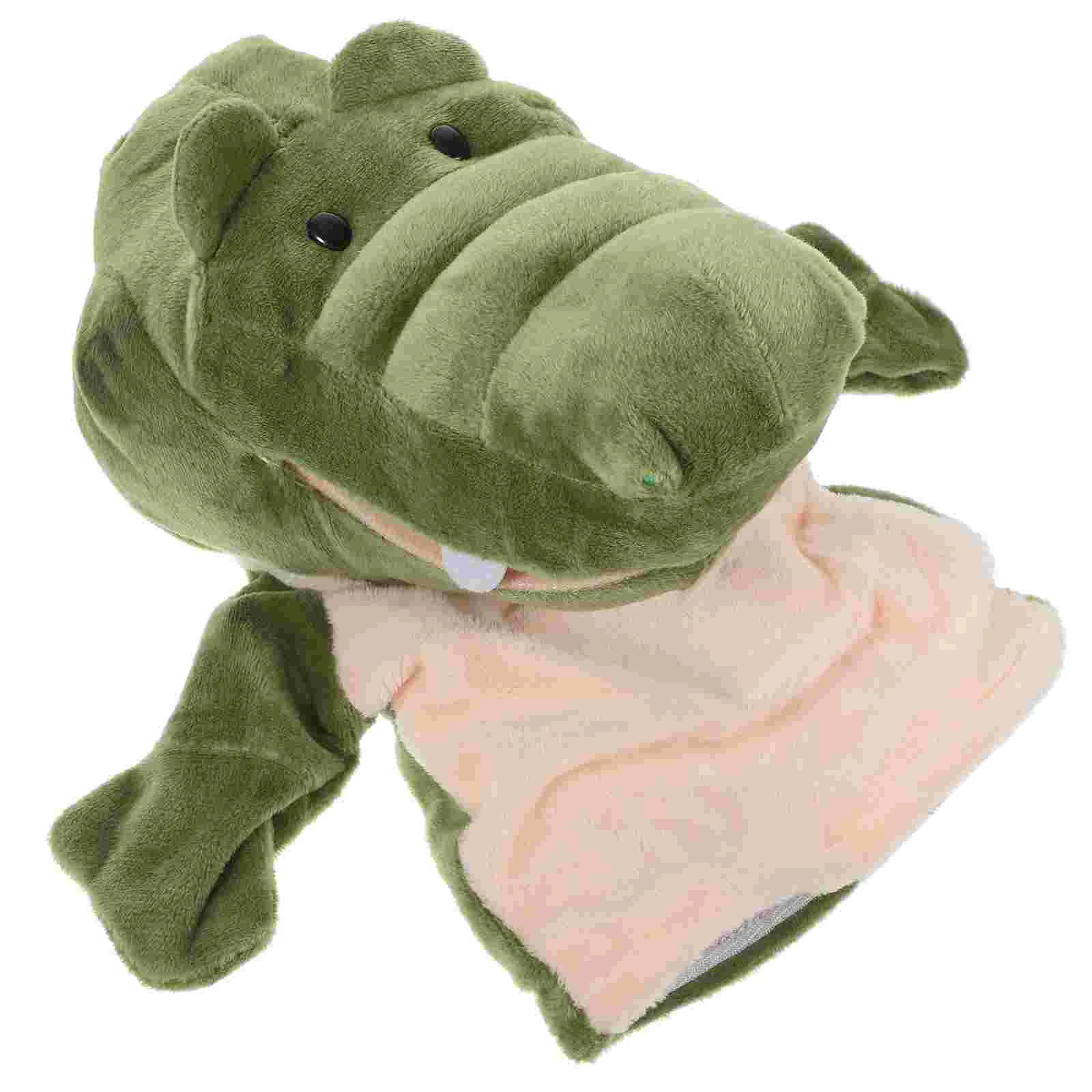 

Animal Hand Puppets Crocodile Plush Zoo Alligator Glove Puppet Soft Storytelling Teaching Toy Preschool