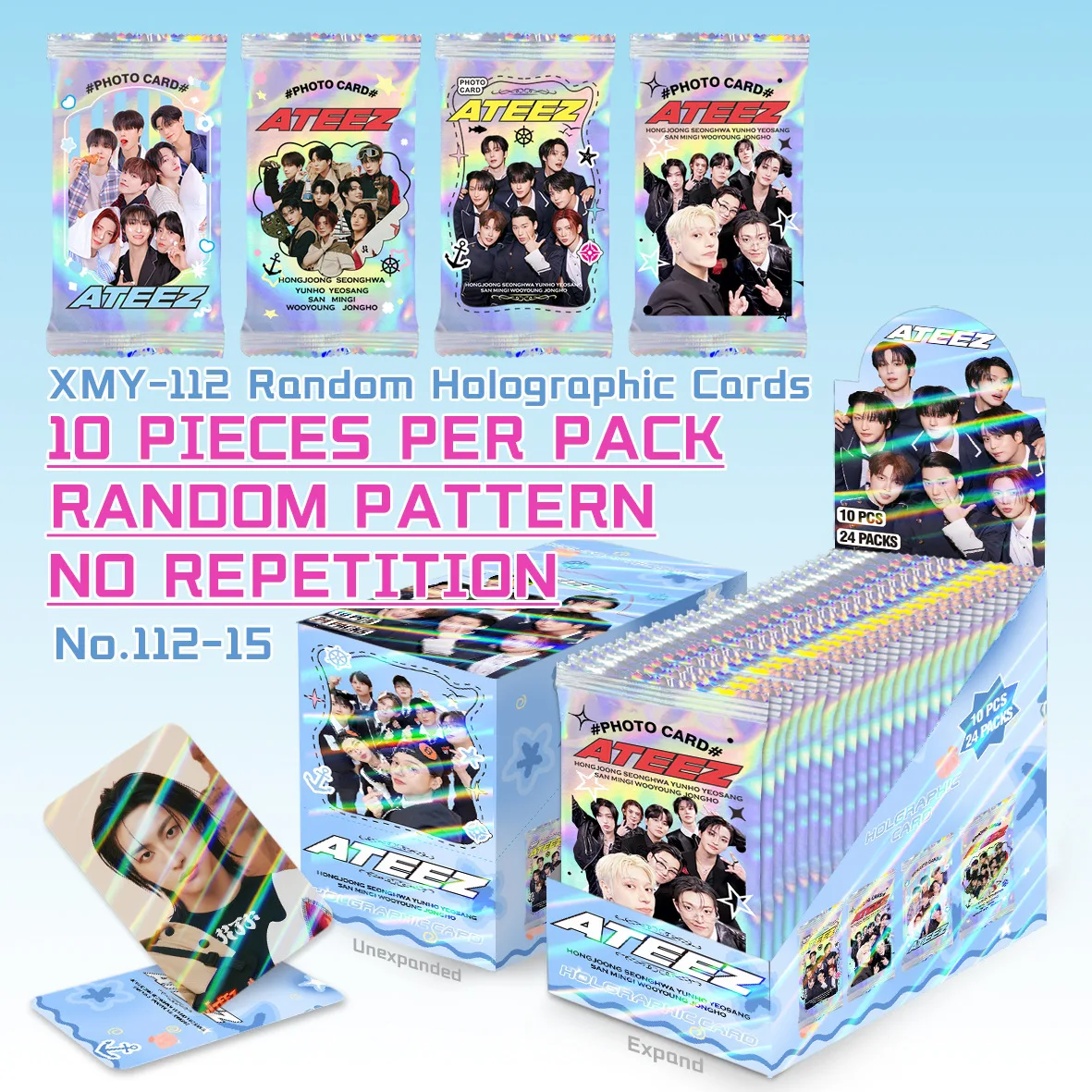 Descubra Tudo Sobre Mingi Yunho e os LOMO Cards ATEEZ no AliExpress