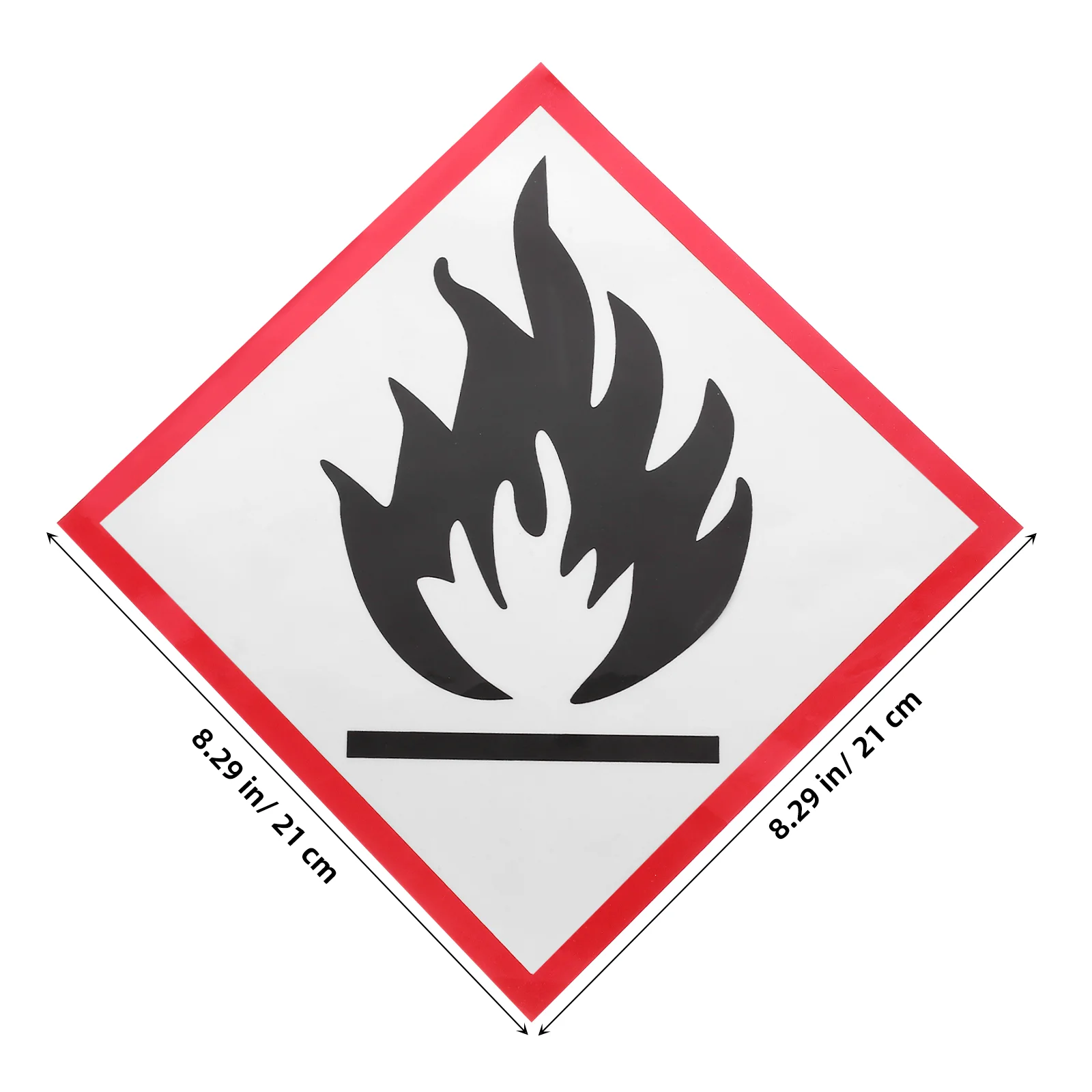 Sign Warning Sticker Reflective Caution Safety Sign Warning Sign