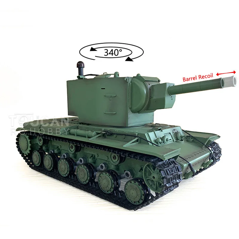 Détail du système de fumée et canon BB sur le char Tiger I 1/16 radiocommandé