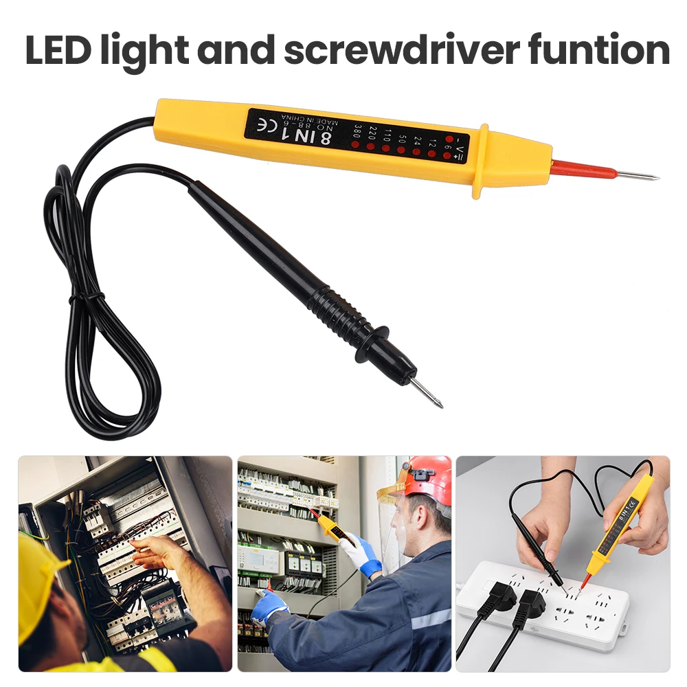 Multi-Functional Voltage and Circuit Detector Pen for Home Electrical Inspection
