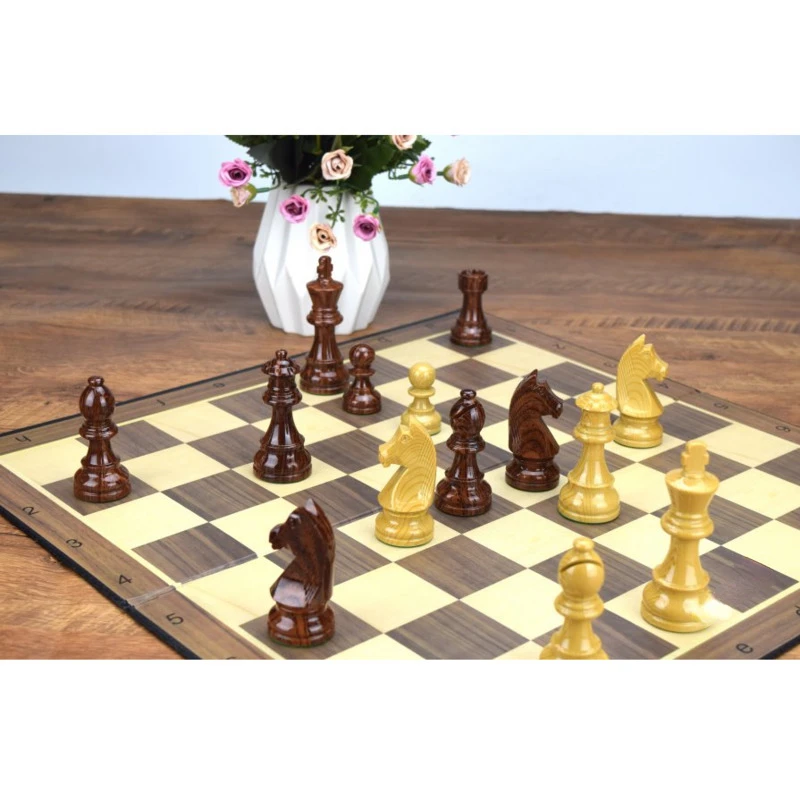 Luxury Standard Heavy Chess Set Foldable Nonmagnetic Chess Pieces For Children Family Travel Board Table Game Gifts