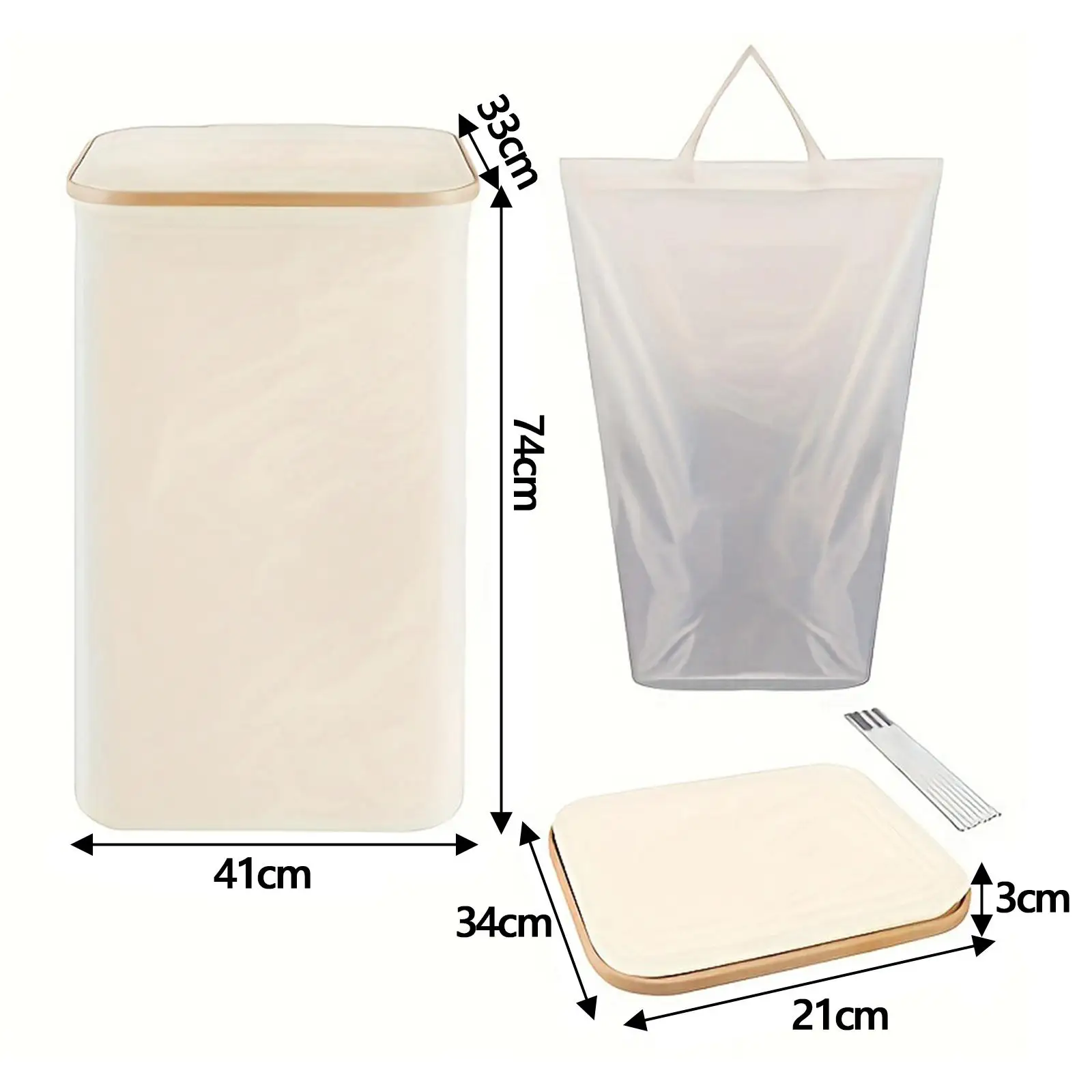 Laundry Basket Laundry Hamper Foldable Portable Dirty Clothes Hamper Clothes Storage Basket Bins for Nursery Bedroom