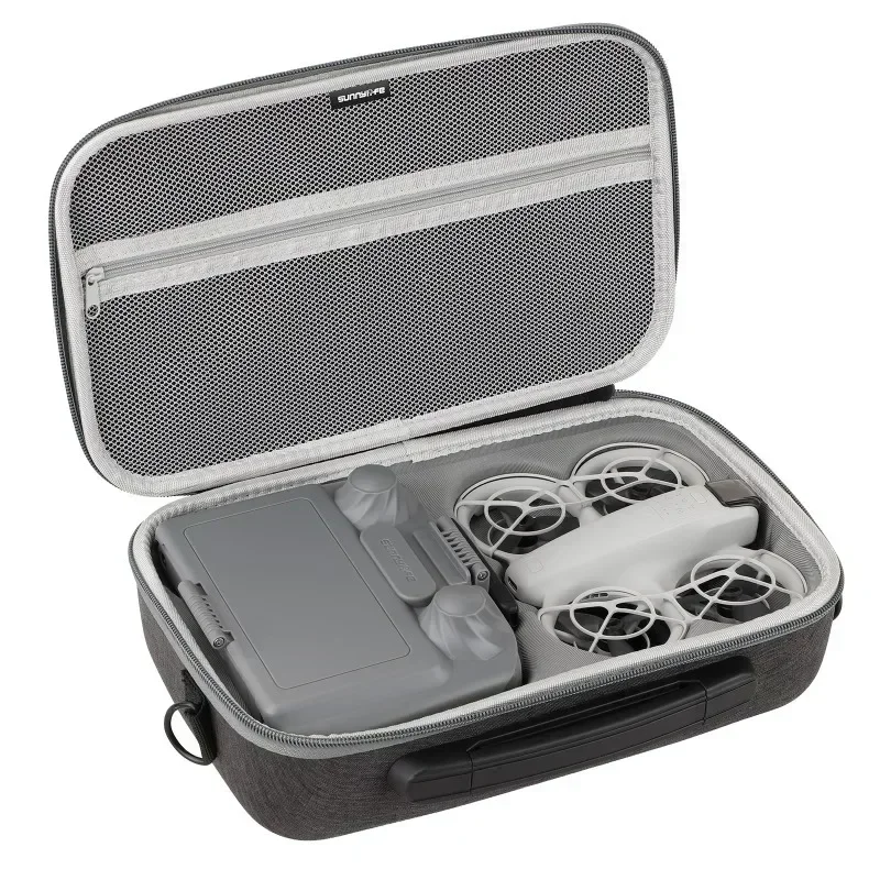 DJI Neo RC 2 컨트롤러용 휴대용 케이스, 4개 배터리 수납 가능, DJI Neo 드론 액세서리 보호 가방