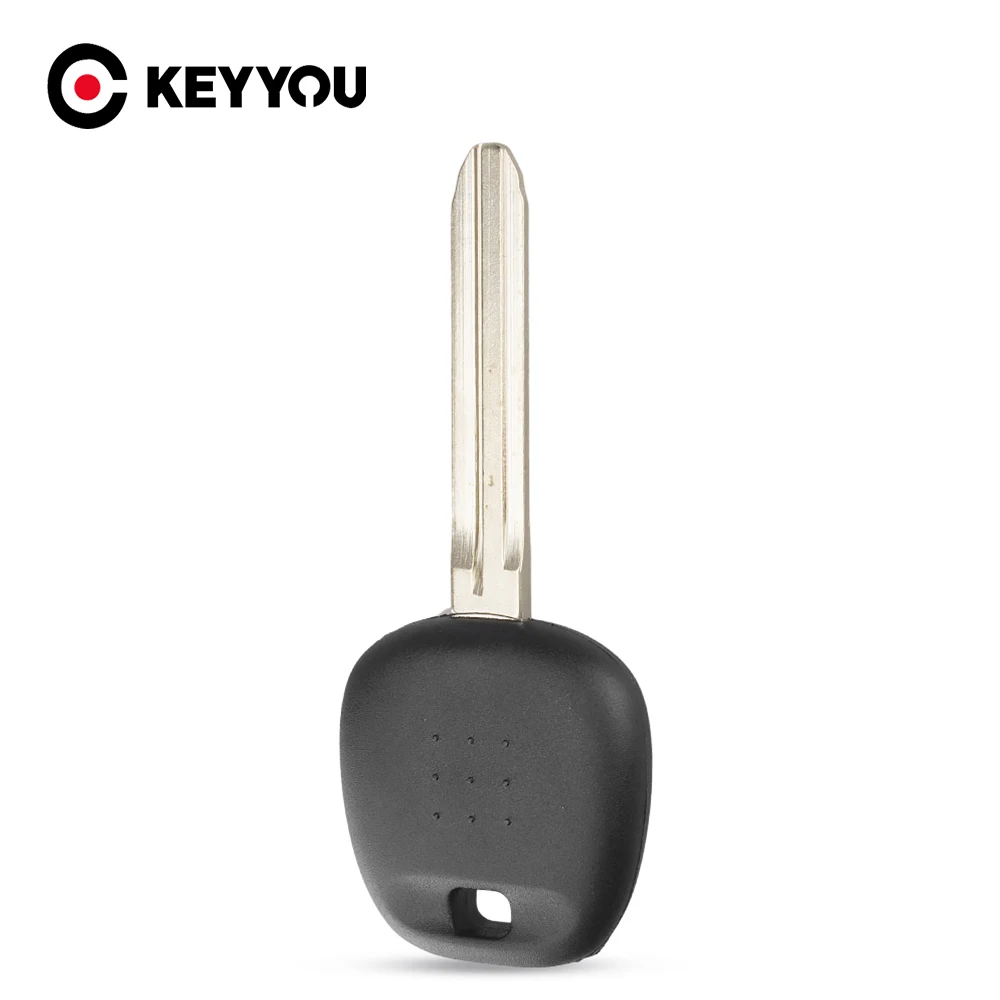 

KEYYOU 10X Новый необработанный сменный транспондер зажигания Автомобильный ключ для Toyota Tacoma Toy43 лезвие без чипа