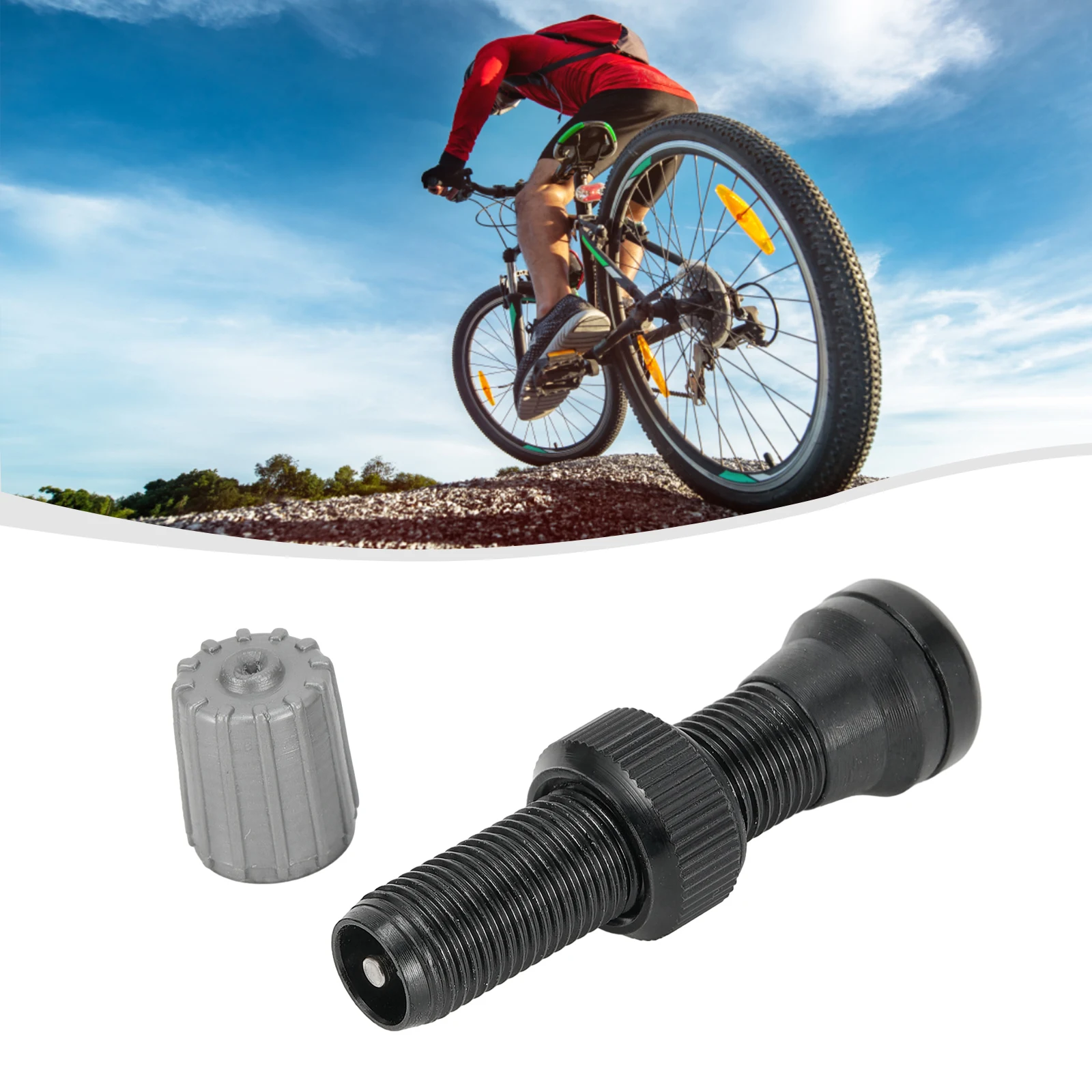 

1 шт. бескамерный клапан для велосипеда, обод горного велосипеда, колесная шина, инструменты для обслуживания велосипеда из нержавеющей стали, клапаны для шрадера 40 мм