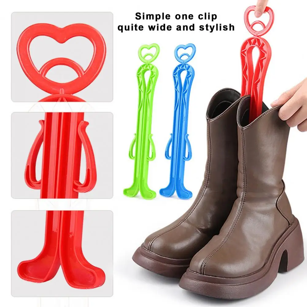 

Portable Boot Support Frame Universal Boot Support Frame with Stable Long Pole Solid Shaper Clip for Preventing Flopping Hanging